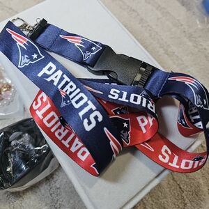 Patriots Lanyard with Breakaway Clip Brand New